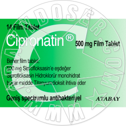 CIPRONATIN 500 №14 FILM COATED EXP.10.2024